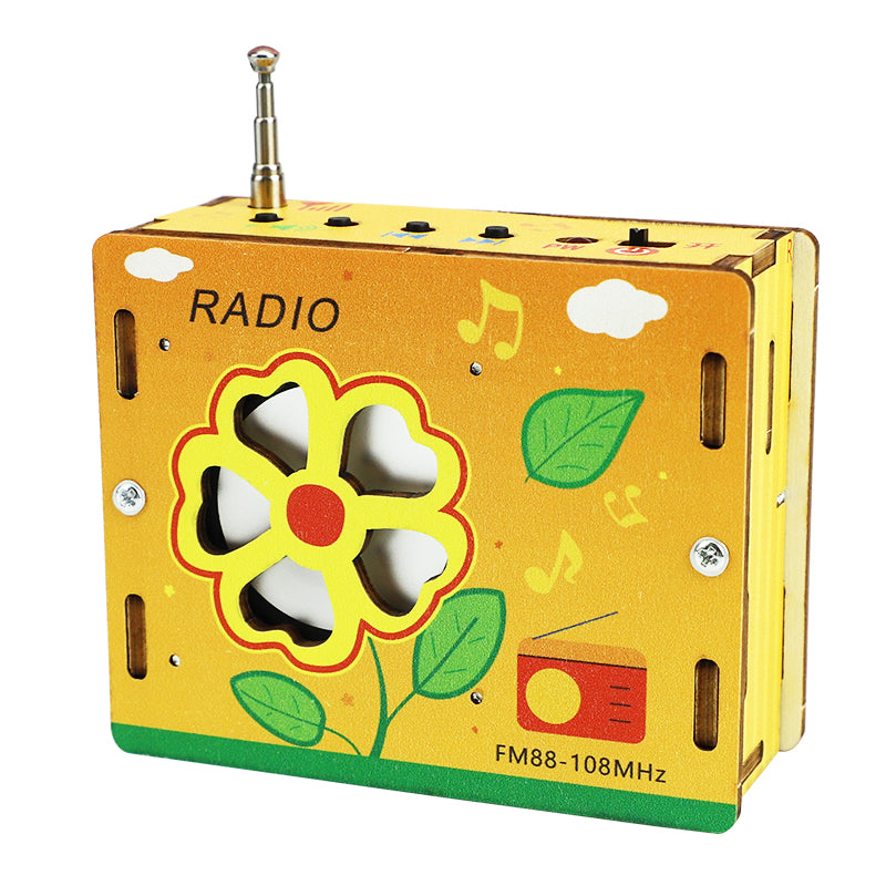 Build-Your-Own Mini Radio STEM Kit – Sound Waves & Electronics Science Kit for Kids