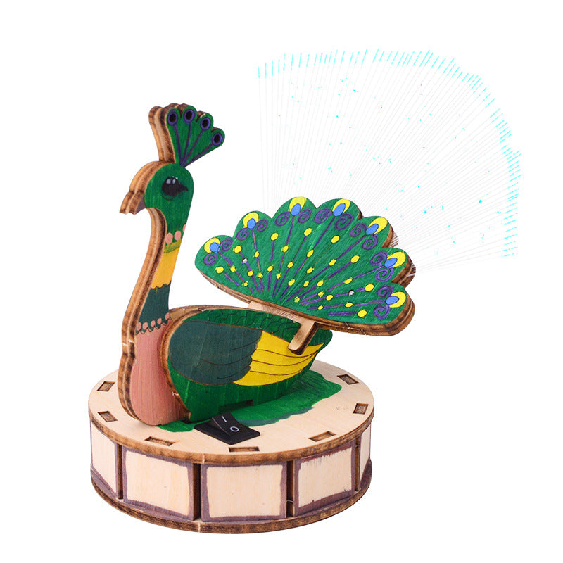 Fiber Optic Peacock