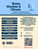 Water, Weather & Climate Redwood Shores Elementary Winter 2027