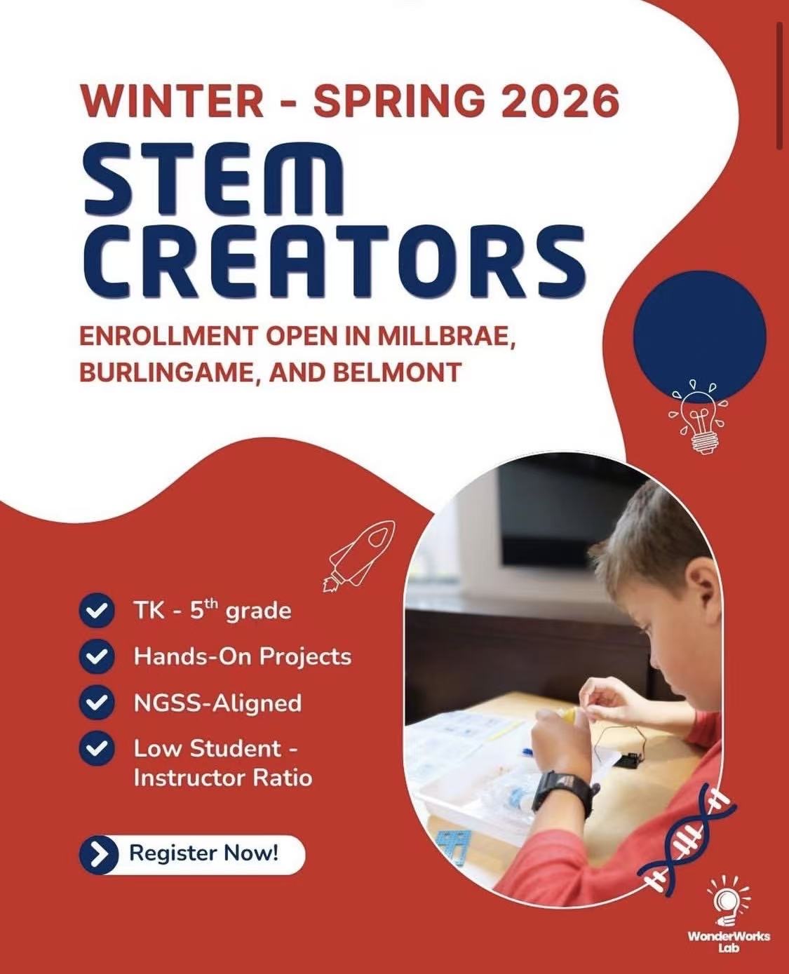 STEM Creators at Notre Dame Elementary K-5th Grade Spring 2026